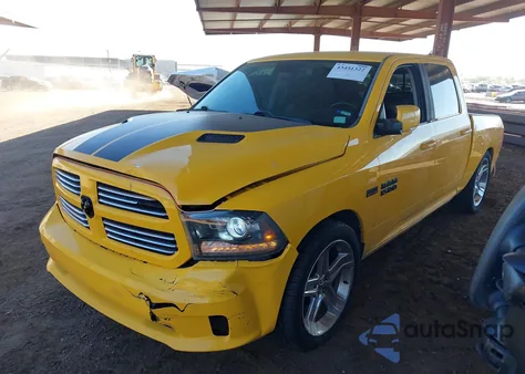 2016 Ram 1500 Sport from USA, damaged, VIN 1C6RR6MT5GS319680